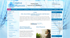 Desktop Screenshot of creativehypnosis.net